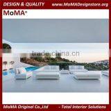 MA-2113R Patio Furniture Luxury Apartment Modern White Outdoor Sofa Set thumbnail-5