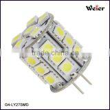 G4 Led Bulb 12V AC/DC 4w 27SMD 5050 LED