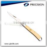 2 Blades Stainless Steel Folding Knife With Bone Handle thumbnail-1