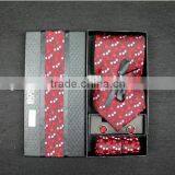 2014 Hot Selling New Fashion Black Paper Lurxury Gift Custom Man Tie Boxes Packaging Wholesale