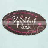 Customized Card Cardboard Lady Jewelry Tag With Logo thumbnail-2