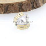 38 Jewelry Earring Gold Designs With CZ Hoop Muslim Jewelry Gold Earring thumbnail-3