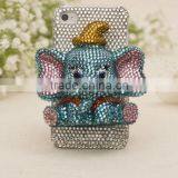 Cute Elephant Mobile Phone Shell With Colorful Diamond