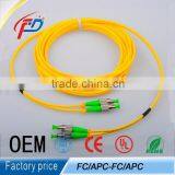 Duplex 2 Cores FC/APC-FC/APC Fiber Optic Cable Patch Cords