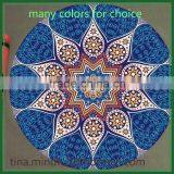 Wholesale Custom Printed Portable Thin Rubber Round Mat thumbnail-3