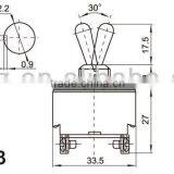 Mini Toggle Switch,Factory Supply CE&RoHS 2a 250vac Toggle Switch thumbnail-3