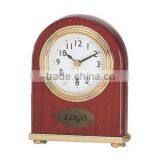 Pearl Wooden/Metal Desk Alarm Clock T001-A