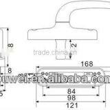Aluminum Alloy Window and Door External Window Handle 80118920 Aluminum Casement Window Handle Door Locks and Handles thumbnail-2