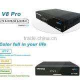 2015 Best Selling Product V8 PRO IPTV Satellite TV Receiver ,support WIFI Network Sharing thumbnail-3