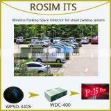 Newest generation parking guidance system individual space occupancy detector with wireless parking space sensor