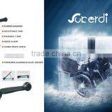 2pcs 120*30mm Front Wheel 2pcs 100*30mm Rear Wheel Foot Pedal Kick Scooter thumbnail-2