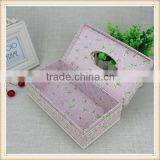 Facial Tissue Box Design With Lace thumbnail-3