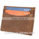 Wholesale Genuine Vintage Leather Double Sided Business Card id Credit Card Holder thumbnail-1