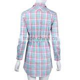 James 50s Big Check Colorful Regular Soft Woven Fabric for Children's Shiring thumbnail-2