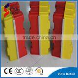 2016 New Manual Plastic Concrete Interlocking Brick Moulds for Border Wall Building