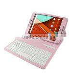 Ergonomics and usability wireless bluetooth keyboard with stand case for google nexus 9