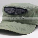 Star Wing Army Green Style Hat 100% Cotton Casual Dome Cap