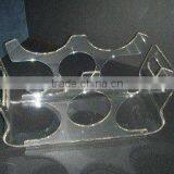 Crystal Acrylic Wine Bottles Basket thumbnail-1