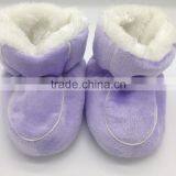 Soft Sole Purple Baby Booties Baby Snow Boots Shoes thumbnail-1