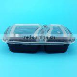 PP Disposable Plastic Food Container 2 Compartment Meal Prep Containers thumbnail-6