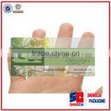 China Supplier Cheap Custom Logo Clear Plastic Business Cards/PVC Card thumbnail-1