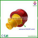 Solar Construction Warning Light,solar Rechargeable Led Flashing Beacon thumbnail-5