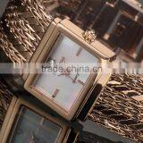 Elegant Rose Gold Brass Tassel Bracelet Quartz Lady Watch thumbnail-1
