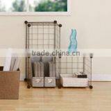 3 Cubes Mesh Cube Storage Cabinet With Black and White Colors Options(FH-AL0013)