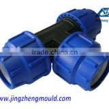 PP compression tee mold/mould/molding