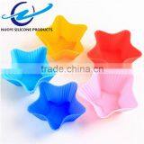 Colorful Single Mini Star Shape Silicone Cake Mold thumbnail-5