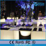 Outdoor Party Decorative Rgb Cube Glowing Light, Plastic Illuminated Lighted Cube Tables