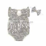 Wholesale Price Sequin Romper for Baby Girl Boutique Clothing From Kapu Craft thumbnail-4