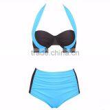 Women's Bandage Cris Cross Swimwear Push Up Bating Suit High Waist Bikini thumbnail-4