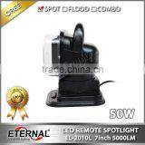 50W High Power Wireless Remote Spotlight Search Lamp for Marine Boat 4x4 Off-road Truck Emergency Vehicles thumbnail-4