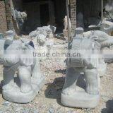 White Marble Elephant Statues thumbnail-1