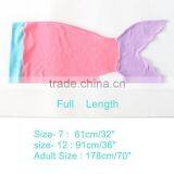 Wholesale Adult/Child/baby Comfortable Soft Mermaid Tail Blanket thumbnail-5