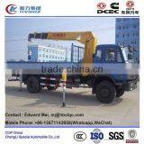 Dongfeng 4*2 4*4 Type 190 Hp Truck With Crane 3 Ton Crane Truck thumbnail-2