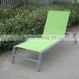 Outdoor Canvas Beach Chair Pool Chaise Lounger thumbnail-5
