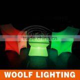 WOOLF WF-7190 Led Ktv Use Light Single Chair Sofa, Plastic Lit Led Furniture Sofa Chair thumbnail-3