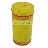 Empty Plain Golden Round Metal Packing Tobacco Tin Can Custom thumbnail-4