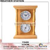 Weather Station With Wood Frame Barometer YG406 thumbnail-1