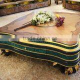 Luxury French Baroque Design New Classic Fabric Living Room Furniture Sofa Set/ Elegant Floral Wooden Hand Carved Sectional Sofa thumbnail-5