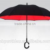 New Car Straight Upside Down Reverse Umbrella With c Handle thumbnail-2