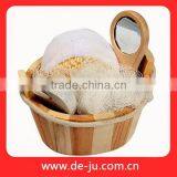 Natural Wooden Spa Five Pumice Stone Bath Set thumbnail-6