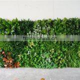Home and Outdoor Decoration Synthetic Cheap 1m x 1m Artificial Vertical Green Grass Wall E08 04C40 thumbnail-3