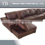 Luxury Furniture Modern 100% Top Grain Leather Sofa Set thumbnail-5