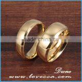 Custom Made Ladies Stainless Steel Rings Gold Plated thumbnail-5