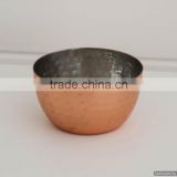 hammered unique metal bowl