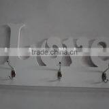 With Hooks Wood Wall Mounted Shelving thumbnail-6