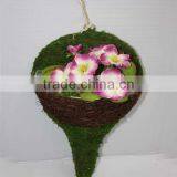 Moss Hanging Wall Basket for Wall Decor thumbnail-1